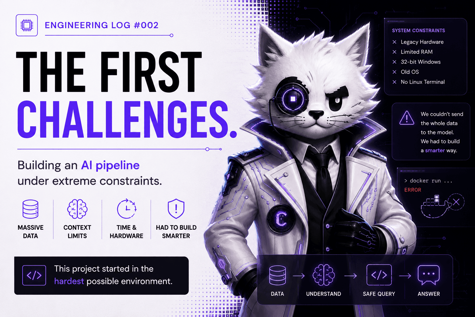 Building AI Under Extreme Constraints: Engineering an LLM Pipeline on Legacy Hardware