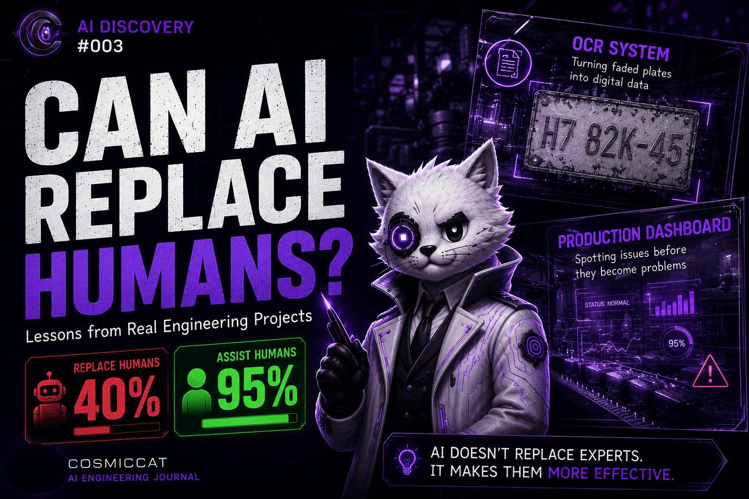 Can AI Replace Humans? Lessons from Two Real AI Engineering Projects