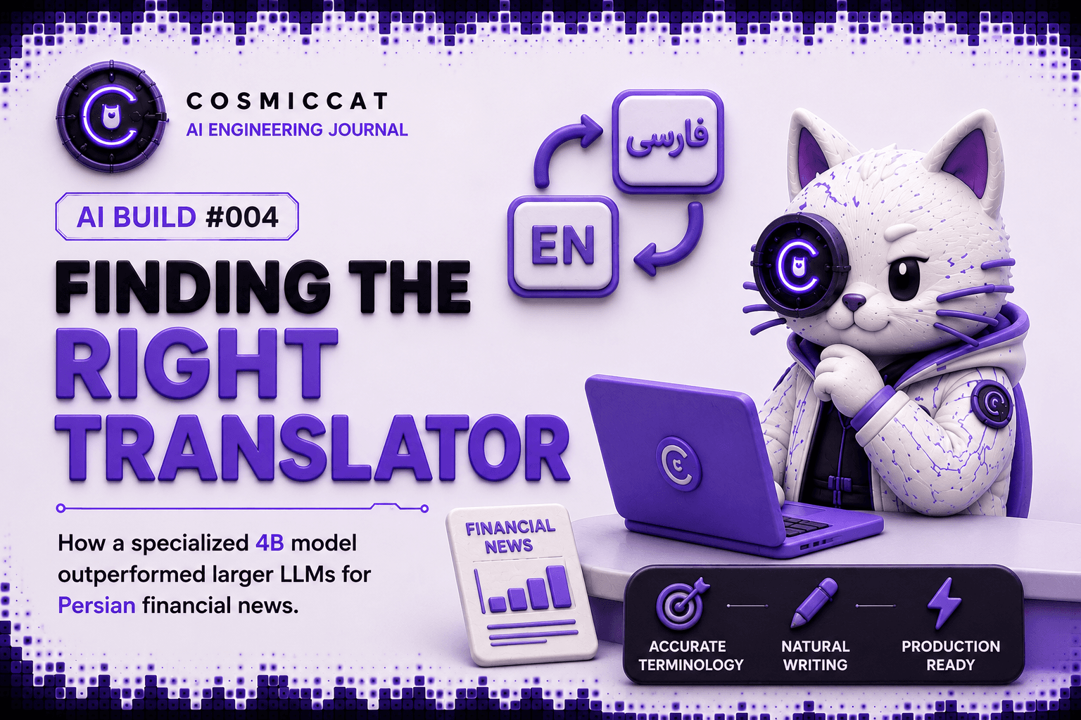 How a Specialized 4B Translation Model Outperformed Larger LLMs for Persian Financial News